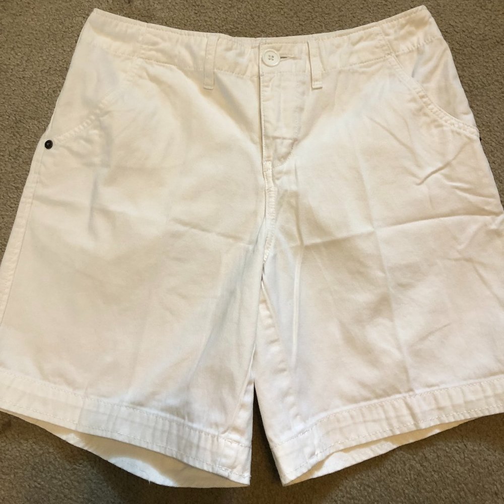 Ladies J. Crew white shorts - 15" AT WAIST